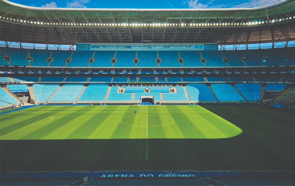 ARENA PRONTA PARA RECEBER GRÊMIO X FLAMENGO